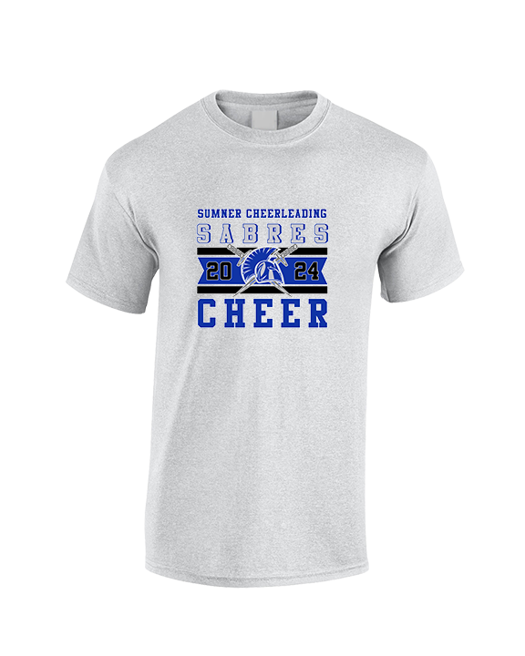 Sumner Cheerleading Cheer Stamp 24 - Cotton T-Shirt