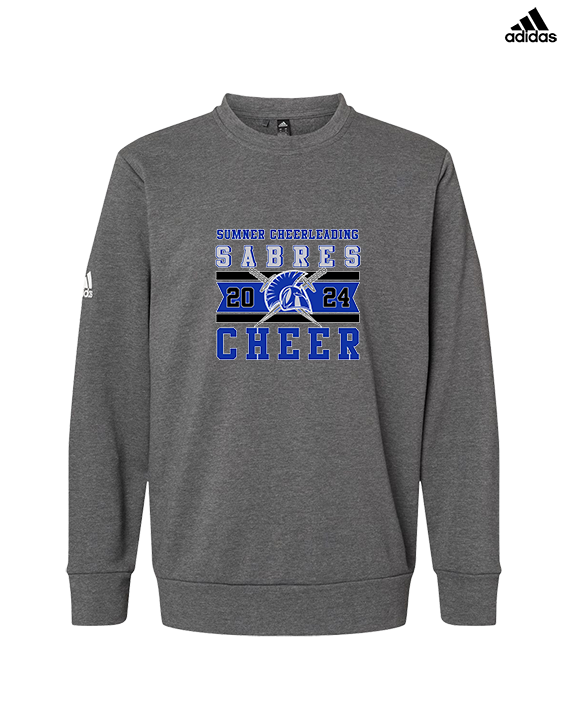 Sumner Cheerleading Cheer Stamp 24 - Mens Adidas Crewneck