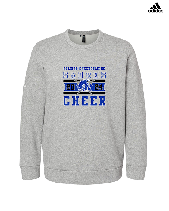 Sumner Cheerleading Cheer Stamp 24 - Mens Adidas Crewneck