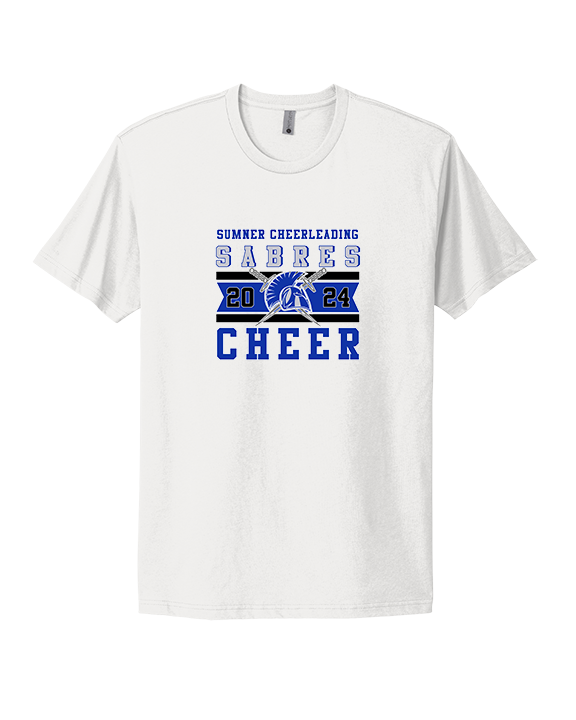 Sumner Cheerleading Cheer Stamp 24 - Mens Select Cotton T-Shirt