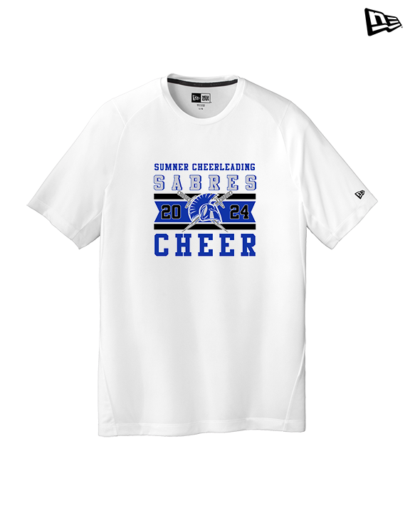 Sumner Cheerleading Cheer Stamp 24 - New Era Performance Shirt