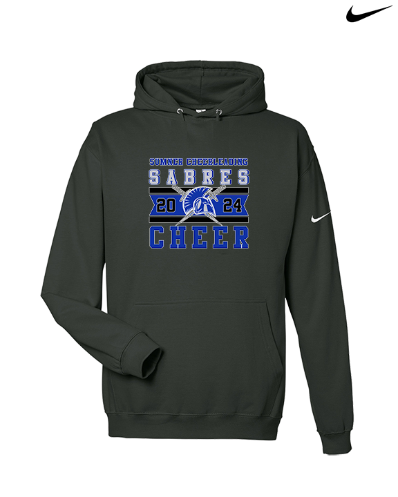 Sumner Cheerleading Cheer Stamp 24 - Nike Club Fleece Hoodie