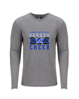 Sumner Cheerleading Cheer Stamp 24 - Tri-Blend Long Sleeve