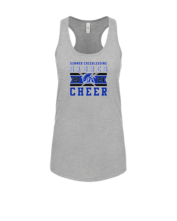 Sumner Cheerleading Cheer Stamp 24 - Womens Tank Top