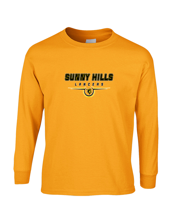 Sunny Hills HS Football Design - Cotton Longsleeve