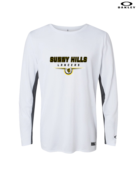 Sunny Hills HS Football Design - Mens Oakley Longsleeve