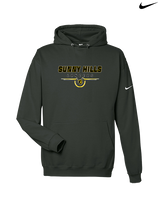 Sunny Hills HS Football Design - Nike Club Fleece Hoodie