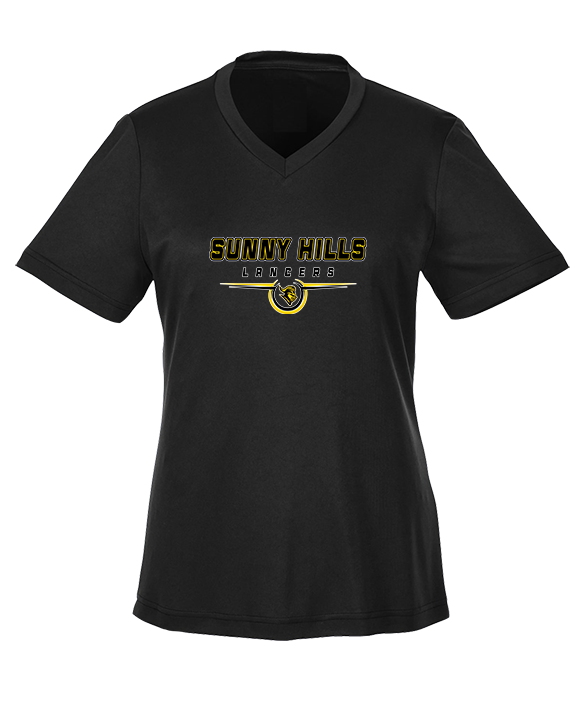 Sunny Hills HS Football Design - Womens Performance Shirt