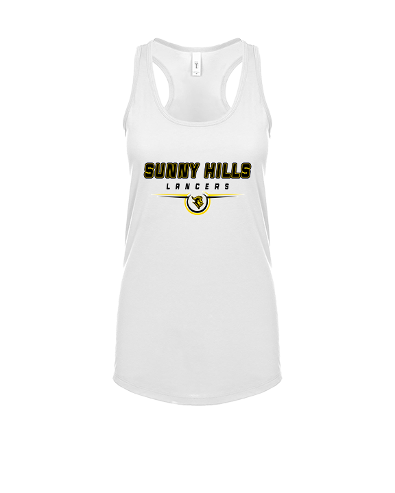 Sunny Hills HS Football Design - Womens Tank Top
