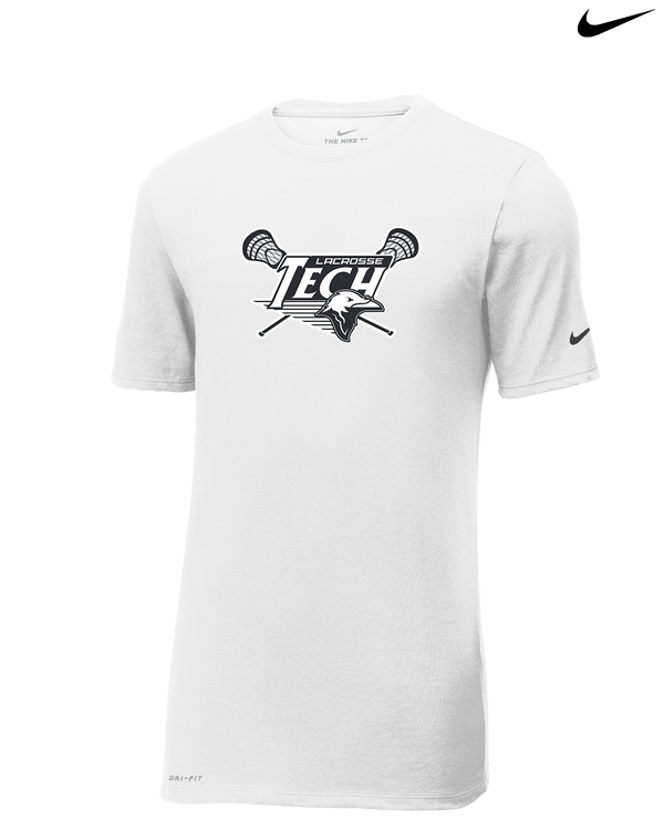 Sussex Technical HS Boys Lacrosse Logo - Nike Cotton Poly Dri-Fit