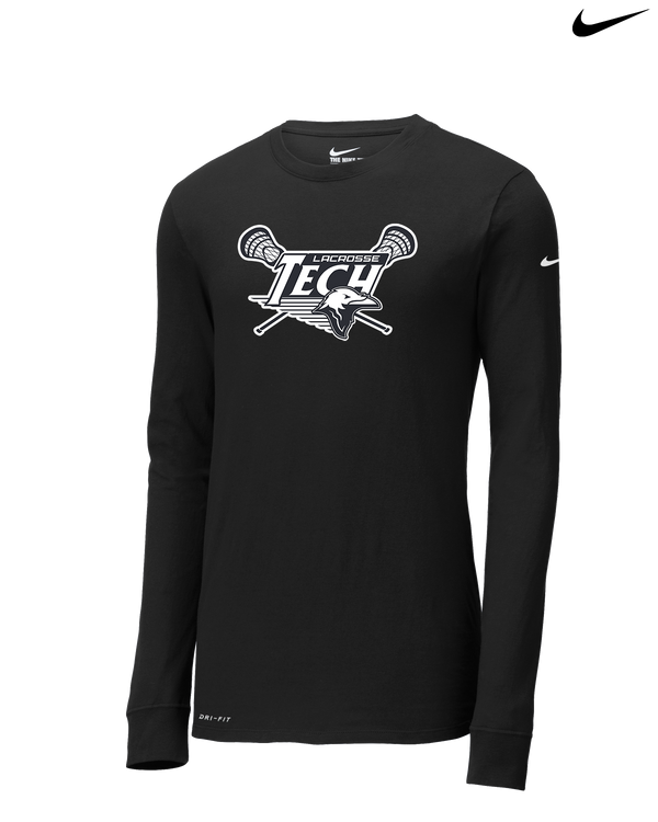Sussex Technical HS Boys Lacrosse Logo - Nike Dri-Fit Poly Long Sleeve