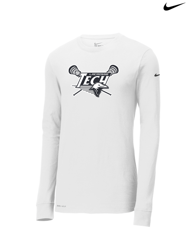 Sussex Technical HS Boys Lacrosse Logo - Nike Dri-Fit Poly Long Sleeve