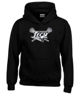 Sussex Technical HS Boys Lacrosse Logo - Cotton Hoodie
