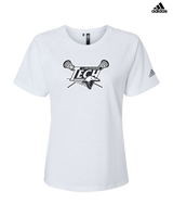 Sussex Technical HS Boys Lacrosse Logo - Adidas Women's Blended T-Shirt