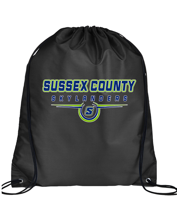 Sussex County CC Football Design - Drawstring Bag