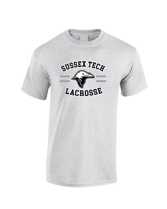 Sussex Technical HS Boys Lacrosse Curve - Cotton T-Shirt