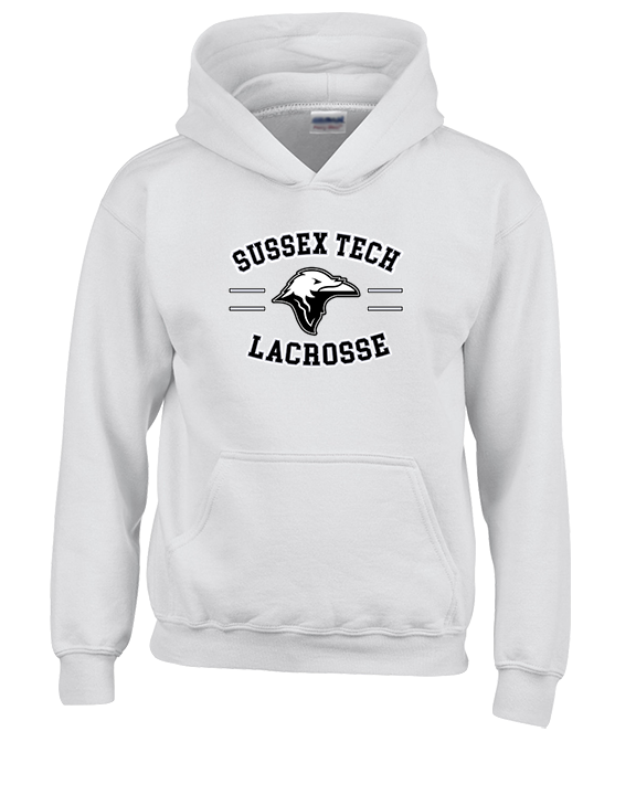 Sussex Technical HS Boys Lacrosse Curve - Unisex Hoodie