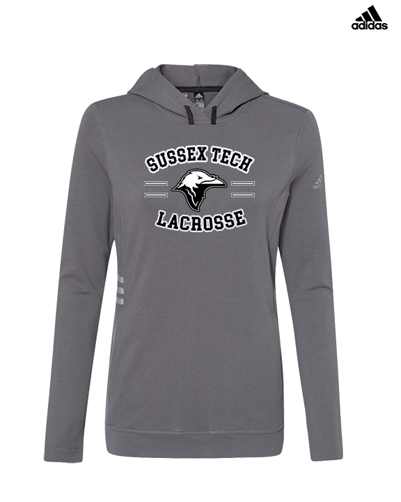 Sussex Technical HS Boys Lacrosse Curve - Womens Adidas Hoodie