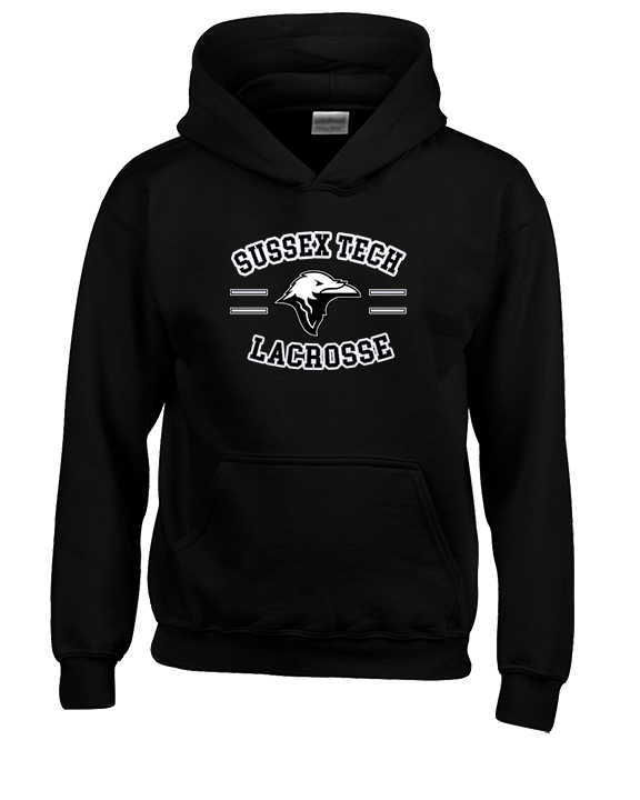 Sussex Technical HS Boys Lacrosse Curve - Youth Hoodie
