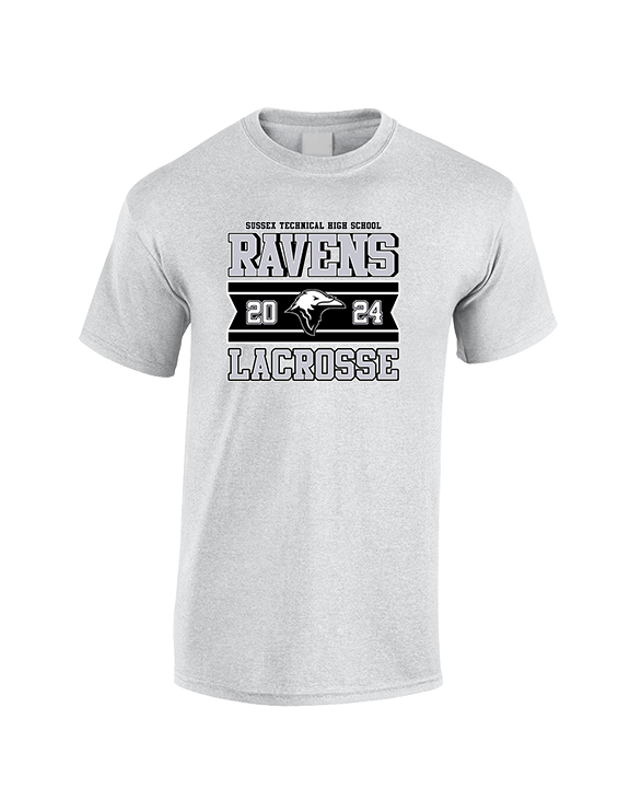 Sussex Technical HS Boys Lacrosse Stamp - Cotton T-Shirt