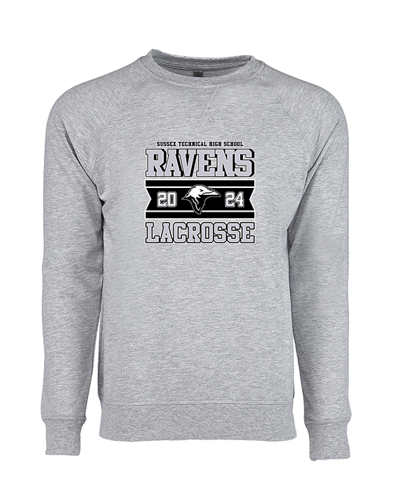 Sussex Technical HS Boys Lacrosse Stamp - Crewneck Sweatshirt