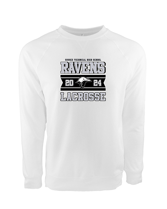 Sussex Technical HS Boys Lacrosse Stamp - Crewneck Sweatshirt