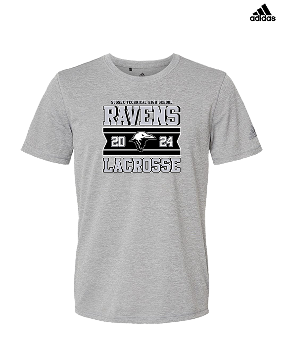 Sussex Technical HS Boys Lacrosse Stamp - Mens Adidas Performance Shirt