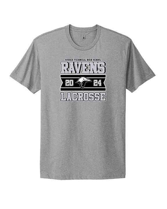 Sussex Technical HS Boys Lacrosse Stamp - Mens Select Cotton T-Shirt