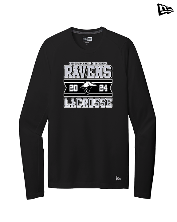 Sussex Technical HS Boys Lacrosse Stamp - New Era Performance Long Sleeve