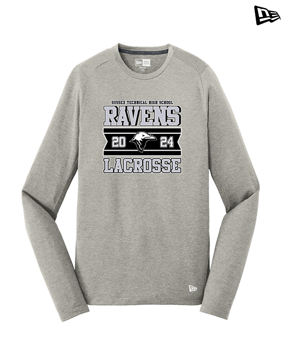 Sussex Technical HS Boys Lacrosse Stamp - New Era Performance Long Sleeve