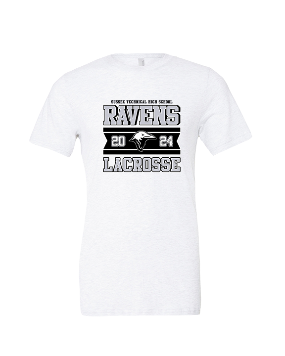 Sussex Technical HS Boys Lacrosse Stamp - Tri-Blend Shirt
