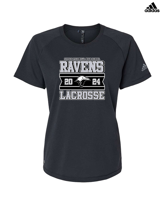 Sussex Technical HS Boys Lacrosse Stamp - Womens Adidas Performance Shirt