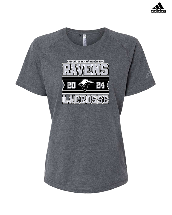 Sussex Technical HS Boys Lacrosse Stamp - Womens Adidas Performance Shirt