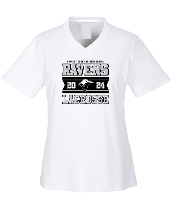 Sussex Technical HS Boys Lacrosse Stamp - Womens Performance Shirt