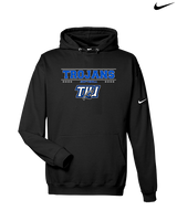 TIU Softball Border - Nike Club Fleece Hoodie