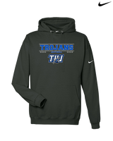 TIU Softball Border - Nike Club Fleece Hoodie