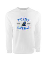 TIU Softball Curve - Crewneck Sweatshirt