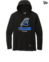 TIU Softball Shadow - New Era Tri-Blend Hoodie