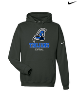 TIU Softball Shadow - Nike Club Fleece Hoodie