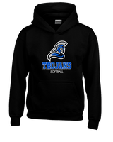 TIU Softball Shadow - Youth Hoodie