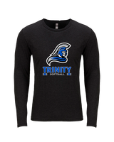 TIU Softball Stacked - Tri-Blend Long Sleeve