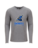 TIU Softball Stacked - Tri-Blend Long Sleeve