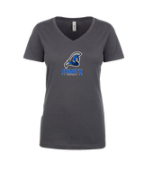 TIU Softball Stacked - Womens Vneck