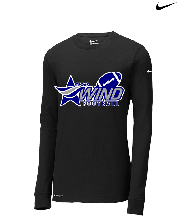TWA Football Logo 01 - Mens Nike Longsleeve