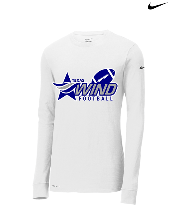 TWA Football Logo 01 - Mens Nike Longsleeve