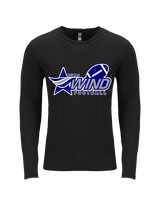 TWA Football Logo 01 - Tri-Blend Long Sleeve