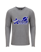 TWA Football Logo 01 - Tri-Blend Long Sleeve