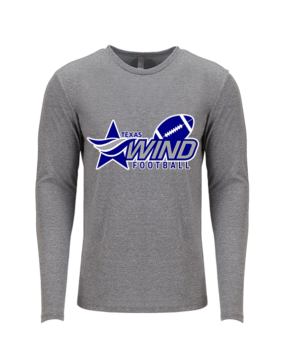 TWA Football Logo 01 - Tri-Blend Long Sleeve