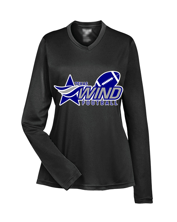 TWA Football Logo 01 - Womens Performance Longsleeve