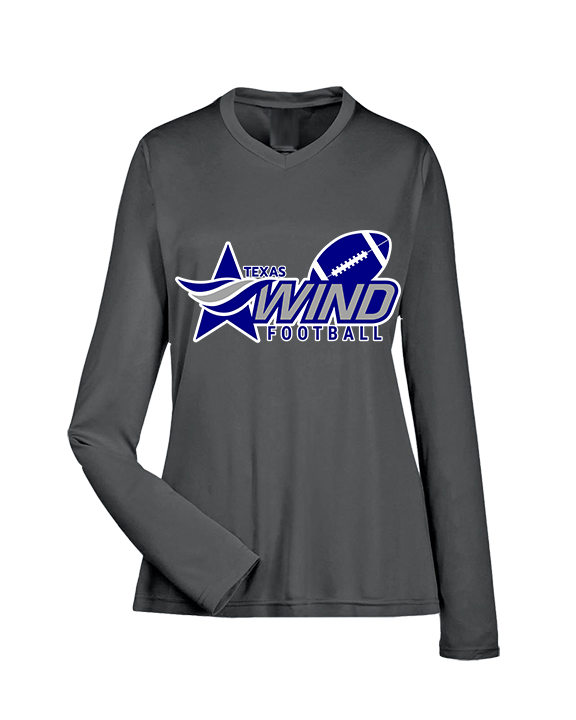 TWA Football Logo 01 - Womens Performance Longsleeve